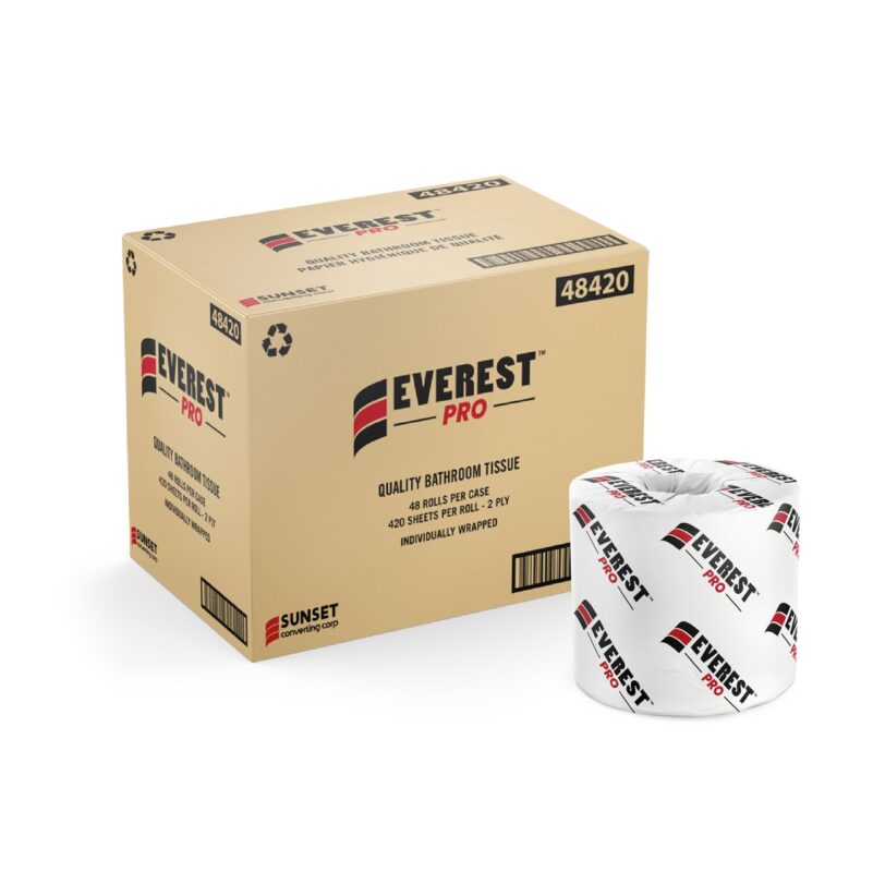 48420 Quality Bathroom Tissue - 2 Ply- 420 Sheets/48Rolls - Jan Star ...