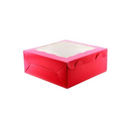10"x4" Cupcake Box , 28 oZ, 400/CS, Paper with window