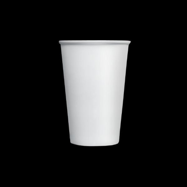 White PLA coated paper cups White PLA coated paper cups
