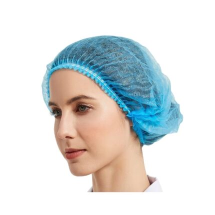 21" Blue bouffant caps