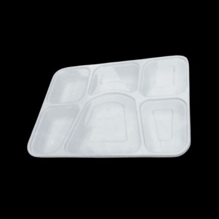 6 Compartment Container With Lid