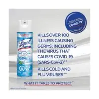 Lysol Disinfectant best Spray, All in One, Crisp Linen, Disinfect and Eliminate Odours on Hard Surfaces and Fabrics, Kills 99.99% of Viruses & Bacteria, 539g