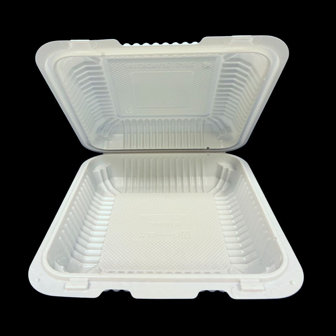 9″x9″ MFPP Takeout Containers (2) 9″x9″ MFPP Takeout Containers (2)