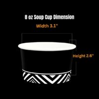 8 oz Paper Hot Soup Containers-500pcs (2)