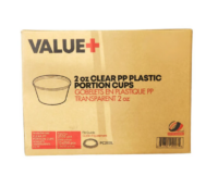 2 oz Clear Plastic Portion Cups 2500pcs