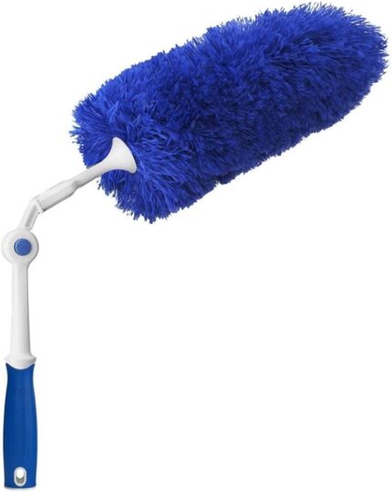 Unger Click & Dust Microfiber Duster with Pivoting Handle
